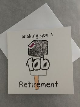 'Fab Retirement' Card, 3 of 5