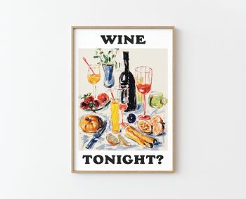 Wine Tonight Print, 2 of 2