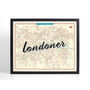 Londoner | 1947 Limited Edition Map Screen Print, thumbnail 1 of 4