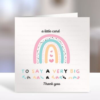A Little Card To Say A Big Thank You, 2 of 2