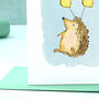 Hedgehog 11th Birthday Card, thumbnail 2 of 9
