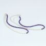 Amethyst And Sterling Silver Beaded Necklace Or Double Stranded Bracelet, thumbnail 7 of 10