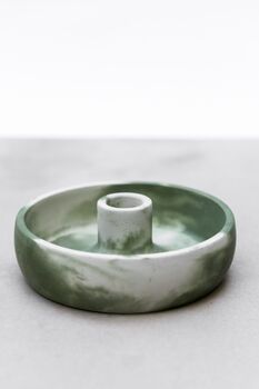 Handmade Eco Bowl Candle Holder | Recycled Materials, 3 of 7