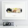 Personalised Wedding Photograph Sound Wave Print, thumbnail 5 of 8