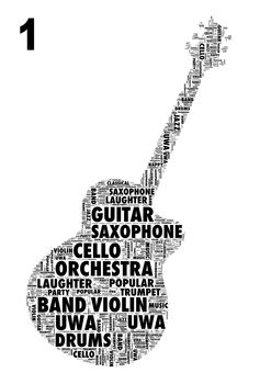 Cello Or Guitar Personalised Print, 4 of 5