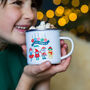 Personalised Kids Christmas Characters Enamel Mug, thumbnail 3 of 5