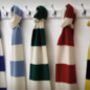 Luxury Cashmere Football Scarf, thumbnail 1 of 12