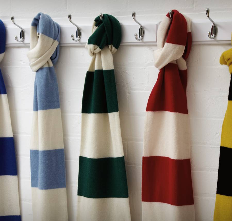 Luxury Cashmere Football Scarf, 1 of 12