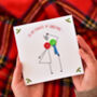 'To My Fiancée At Christmas' Button Card, thumbnail 1 of 2
