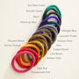Fair Trade Handmade Glass Bead Tube Bracelets Mix Match, thumbnail 2 of 12