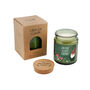 Green Jar Candle • “Gnome Sweet Gnome” • Scented Jar Candle • Gift For Her • Gifts For Him • Garden Candle • Garden Accessory, thumbnail 2 of 2
