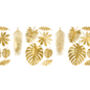 Gold Foil Tropical Leaf Decorations, thumbnail 2 of 2