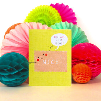 Mini Nice Biscuit Greetings Card, 4 of 5