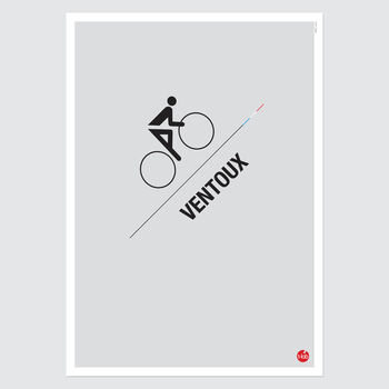 T Lab Ventoux Cycling Print, 3 of 3