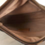 Bronze And Gold Leather Clutch Bag, thumbnail 3 of 4