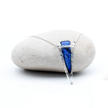 Sapphire Blue Pendant On A Sterling Silver Necklace, 3 of 11