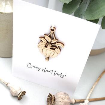 Crazy Plant Lady Personalised Card, 8 of 10