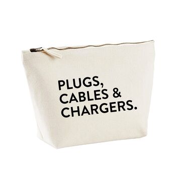 Charger Plug Cable Organiser Holder Pouch Storage Bag, 3 of 3