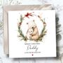 Cute Daddy Christmas Card, Bear Christmas Card, thumbnail 1 of 4