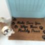 Country Home Wipe Those Paws Print Doormat, thumbnail 2 of 4