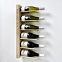 Personalised Oak Wall Wine Racks, thumbnail 2 of 6