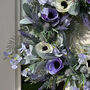 Parma Violets Faux Flowers Wreath, thumbnail 2 of 3