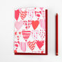 Love Hearts Valentine's Day Card, thumbnail 1 of 4