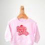 Santa Baby Embroidered Christmas Sweatshirt Jumper, thumbnail 4 of 5