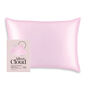 Silver Cloud Pink Satin Pillowcase With Silver Ions, thumbnail 1 of 5