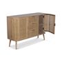 Rattan Curved Sideboard, thumbnail 4 of 6