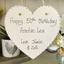 Personalised Birthday Name Heart 50th 60th 70th, thumbnail 1 of 11