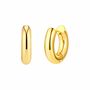 Polished Chunky Hoop Earrings, thumbnail 2 of 6