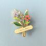 Healing Flower Plaster Enamel Pin Badge, thumbnail 1 of 4