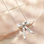 Personalised Bow Charm Necklace, thumbnail 2 of 9