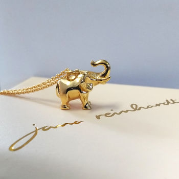 Personalised Elephant Necklace, 3 of 11