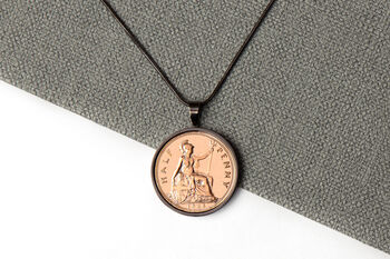 1936 90th Birthday Half Penny Coin Pendant Gift, 4 of 5