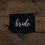 Personalised Calligraphy Bridal Leather Biker Jacket, thumbnail 4 of 12