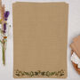 A4 Kraft Letter Writing Paper With Botanicals, thumbnail 1 of 4