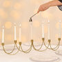 Wave Candle Holder Centrepiece, thumbnail 3 of 5