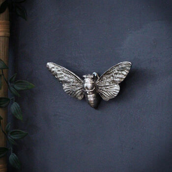 Silver Bee Wall Ornament, 3 of 5