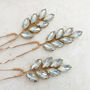 Large Opal Crystal Hair Pins, thumbnail 2 of 6