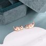 Sterling Silver Otter Hugging Shell Stud Earrings, thumbnail 4 of 12