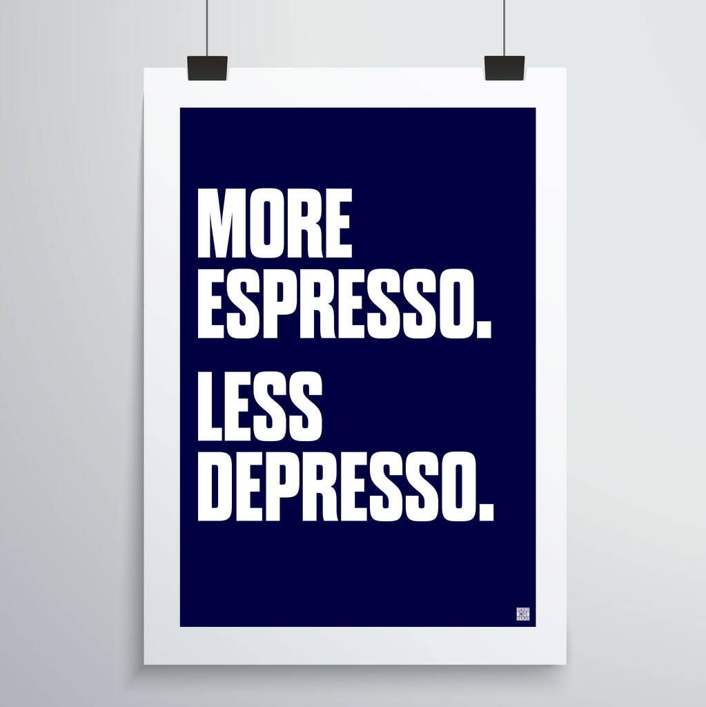 More Espresso Print, 1 of 4