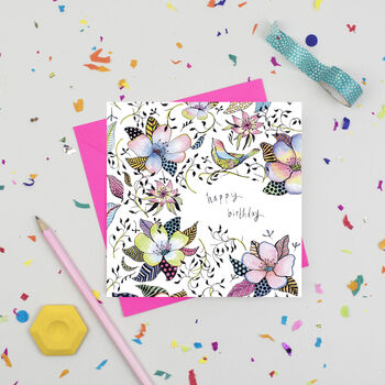 'Blossom Birthday' Mixed Pack Of Nine Cards, 3 of 10