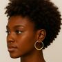 Oxidised Silver Small Hoop Earrings, thumbnail 5 of 8
