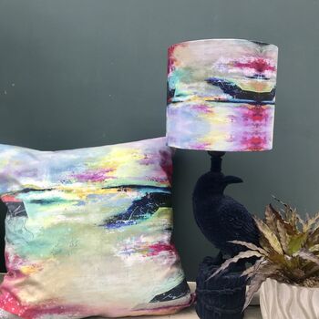 De Lux Artist Handmade Abstract Lampshade, 3 of 4