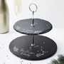 Personalised Christmas Treats Cake Stand, thumbnail 2 of 4