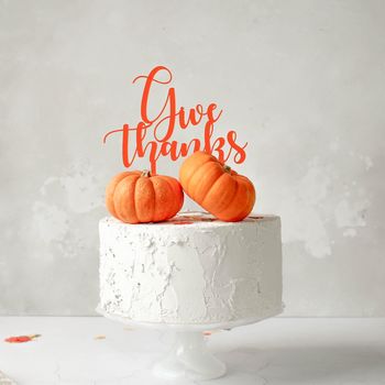 Give Thanks Cake Topper, 3 of 3