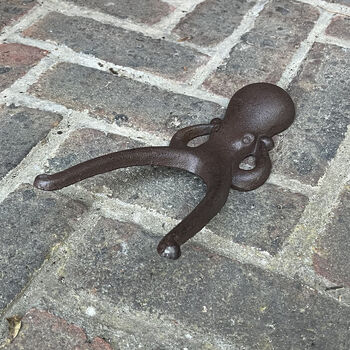 Ollie Octopus Cast Iron Boot Jack, 2 of 6
