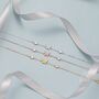 Cz Crystal And Cz Butterfly Floating Bracelet, thumbnail 3 of 9